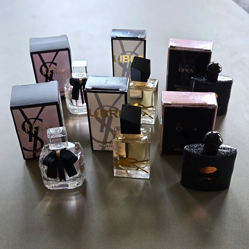 Brand New box YSL collectible deluxe travel  Black Opium Libre Mon Paris- Pick 2